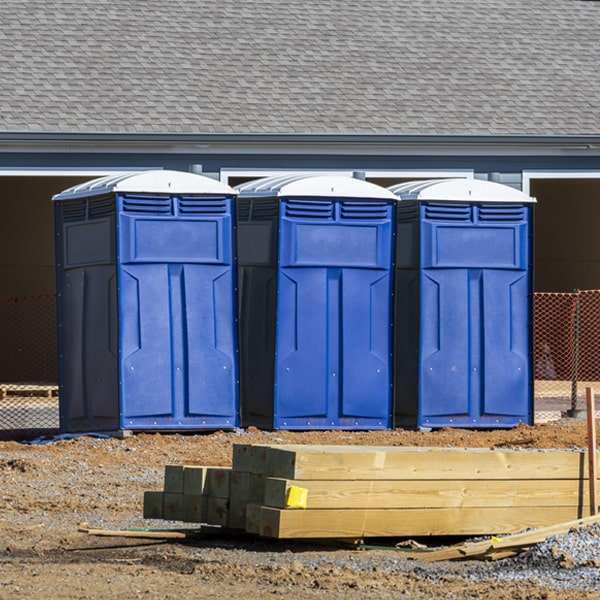 do you offer hand sanitizer dispensers inside the portable toilets in Calabasas California